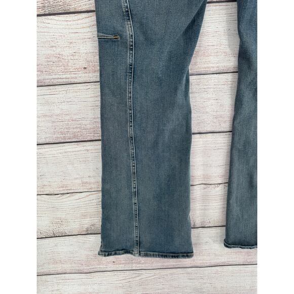 We the Free People Seamed Front Zip Close Bootcut jeans Womens 33 Blue - Picture 6 of 11